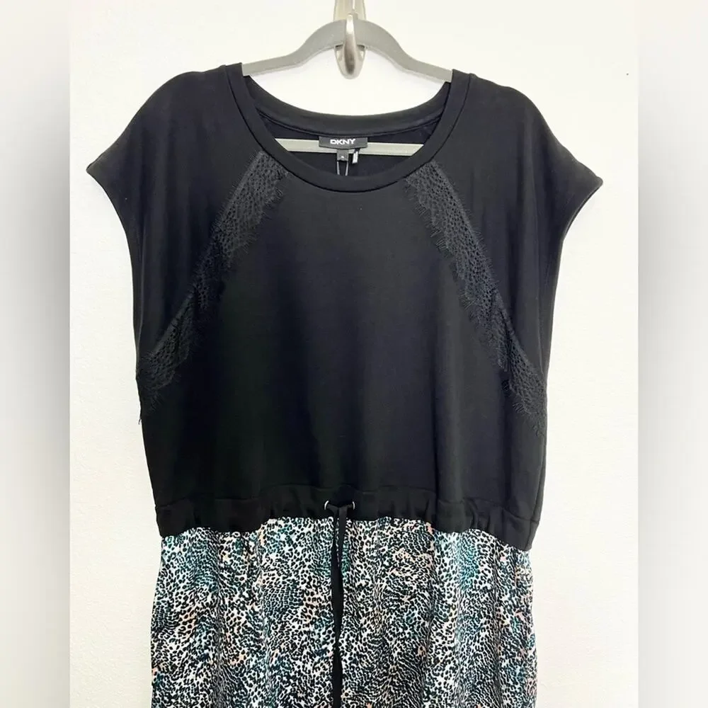 DKNY SPORTSWEAR black dress size XL - Picture 1 of 7